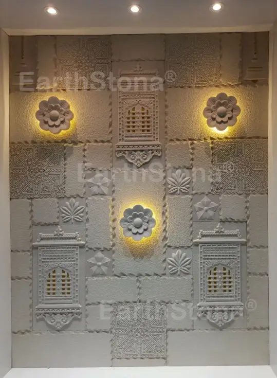 Antique Designer Stone Wall Highlighter Art